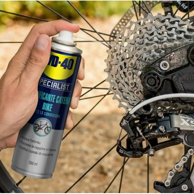 Vendita online WD40 lubrificante catena bike specialist 250ml 